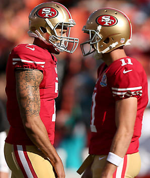 The 49ers were 20-6-1 with Alex Smith as the starter over the last two seasons, and are 5-2 since going to Colin Kaepernick.